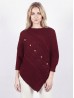 Asymmetrical Poncho W/Sleeves Asymmetrical Poncho W/Sleeves